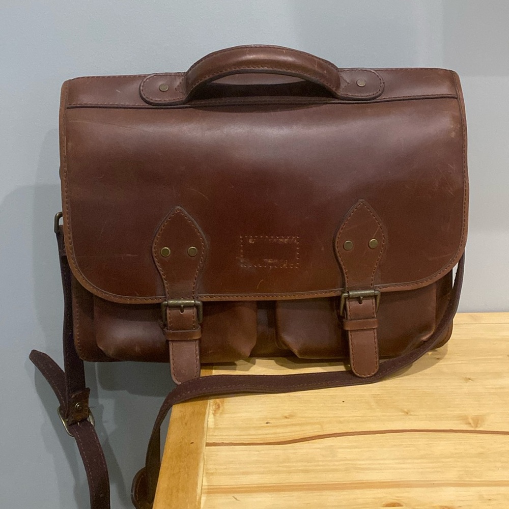 Amazing leather briefcase